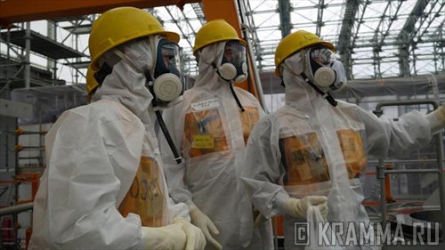 Содержание стронция-90 в вытекшей дождевой воде на АЭС